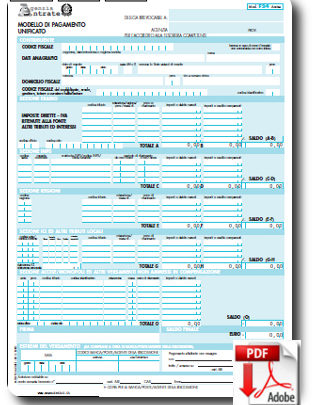 Modello F24 Editabile 4 pagine