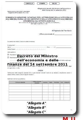 Riconoscimento ruralità Fabbricati editabile