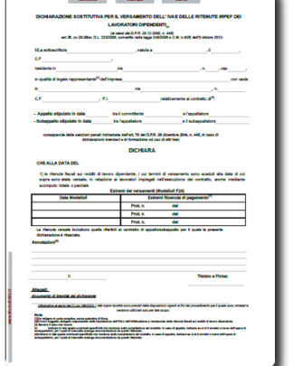 APPALTATORE COMMITTENTE editabile