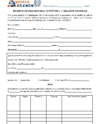 Variazioni colturali editabili