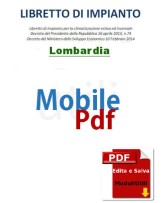 Libretto Impianto editabile lombardia
