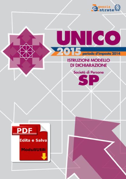 Unico Società di persone 2015 editabile