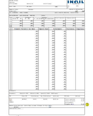 Busta Paga 2016 editabile
