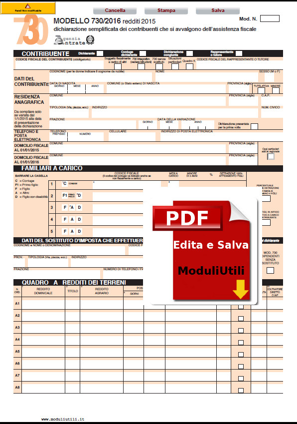 730/2016 EDITABILE (edita e salva)