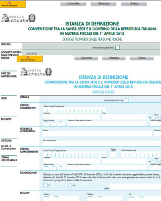 ISTANZA DI DEFINIZIONE editabile