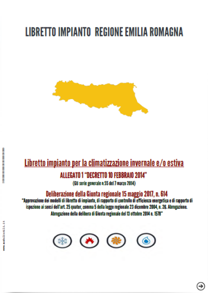 LIBRETTO IMPIANTO EMILIA ROMAGNA Editabile (2017)