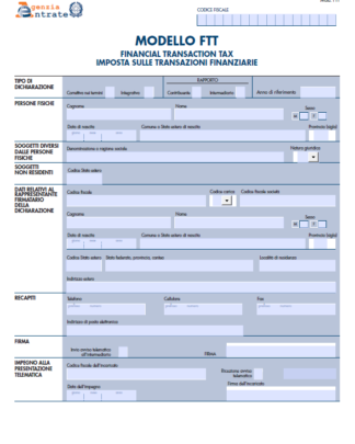 MODELLO FTT EDITABILE (EDITA E SALVA)