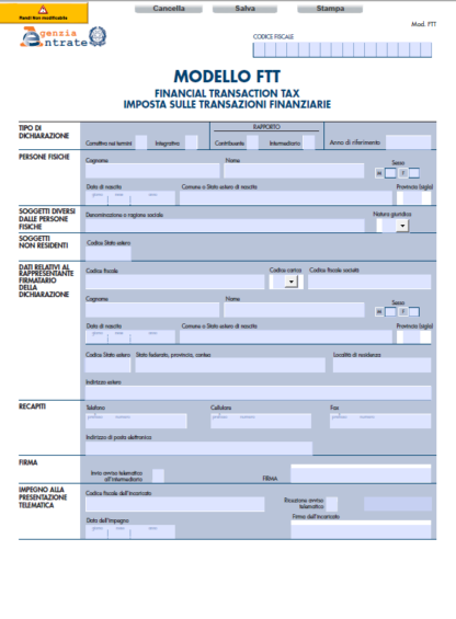 MODELLO FTT EDITABILE (EDITA E SALVA)