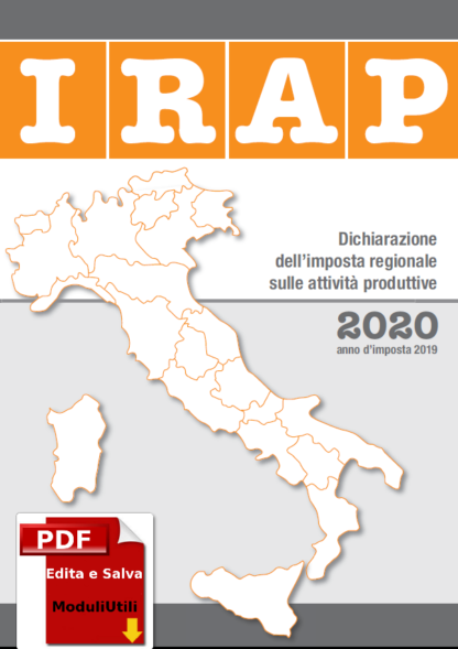 MODELLO IRAP 2020 EDITABILE