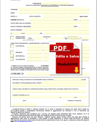 Modulo DTT 954 I-EDITABILE