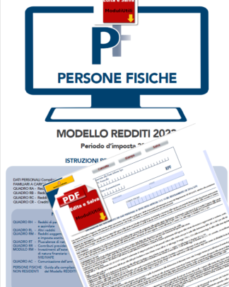 REDDITI PERSONE FISICHE 2023 EDITABILE