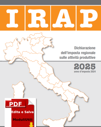 MODELLO IRAP 2025 EDITABILE
